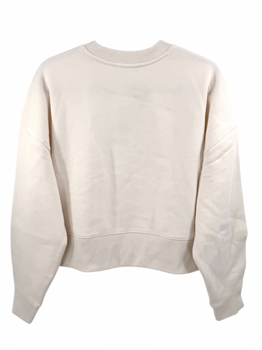 Everlane Cropped Luxe Fleece Sweatshirt in bone Size S - Picture 6 of 6